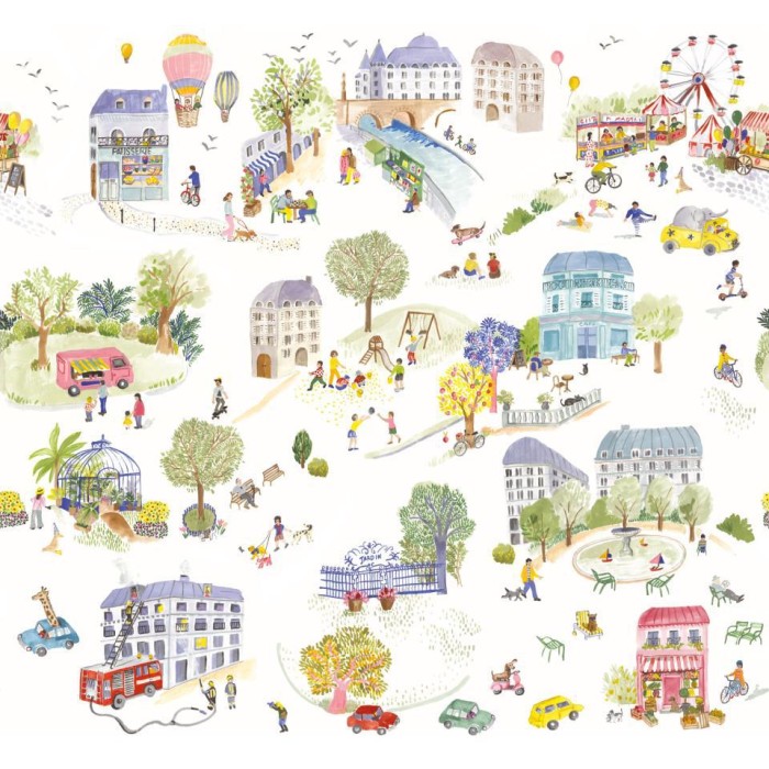 MURAL CASELIO HAPPY KIDS CLUB DREAMING VILLAGE M