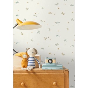 PAPEL PINTADO CASELIO HAPPY KIDS CLUB FUNNY CELEST