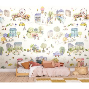 MURAL CASELIO HAPPY KIDS CLUB DREAMING VILLAGE S