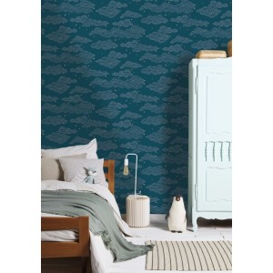 PAPEL PINTADO CASELIO HAPPY KIDS LITTLE SKY AZ/DOR