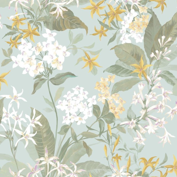 PAPEL PINTADO CASADECO LE BEAU JARDIN SONGE VERDE