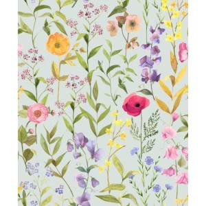 PAPEL PINTADO CASADECO LE BEAU JARDIN FLEURS VERDE