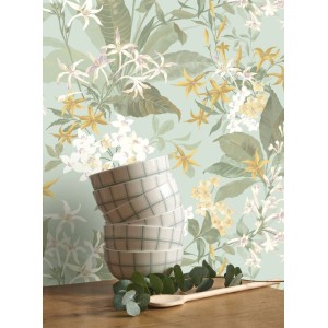 PAPEL PINTADO CASADECO LE BEAU JARDIN SONGE VERDE
