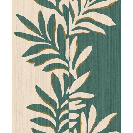 PAPEL PINTADO CASAMANCE LANZEA RAMA VER/BEIG