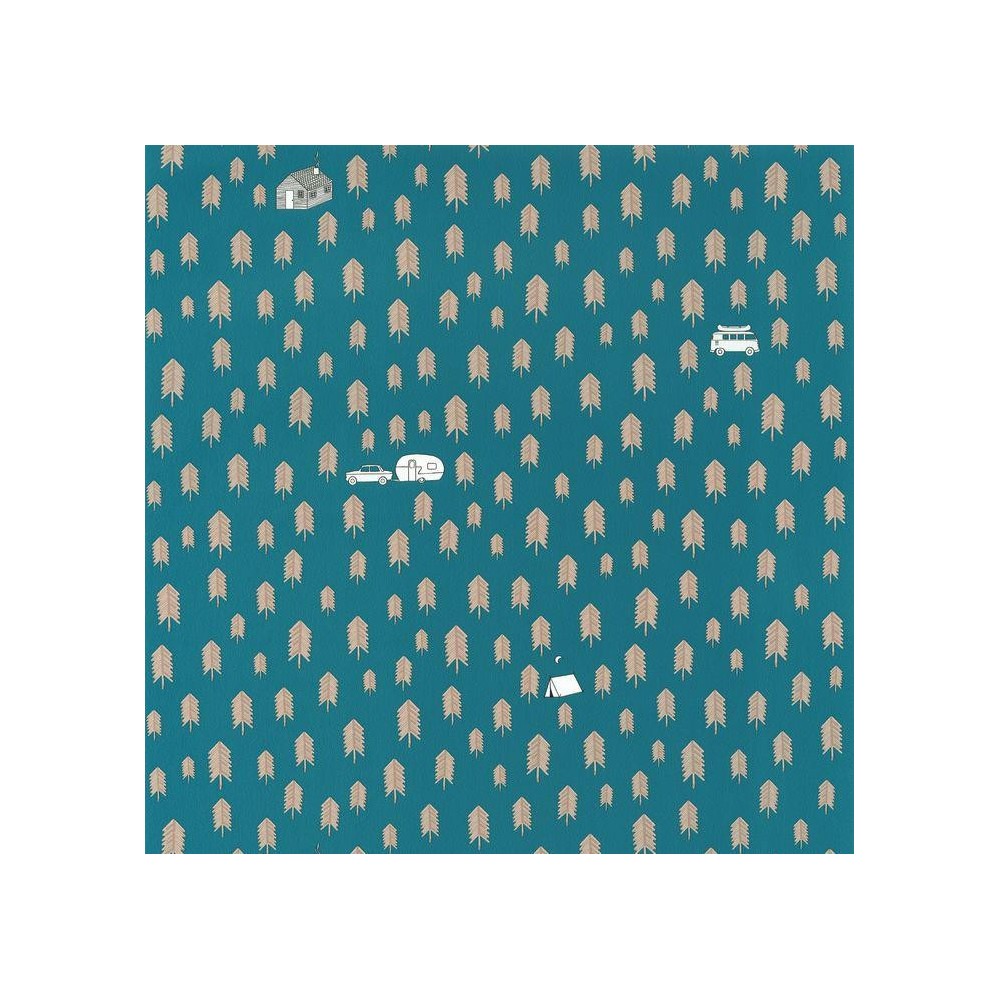 PAPEL PINTADO CASELIO OUR PLANET SUMMER AZ/BEI