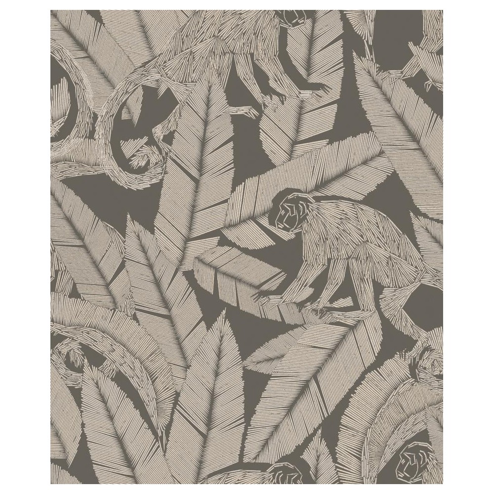 PAPEL PINTADO KHROMA TRIBUTE MONKEY ROCK GR/BL