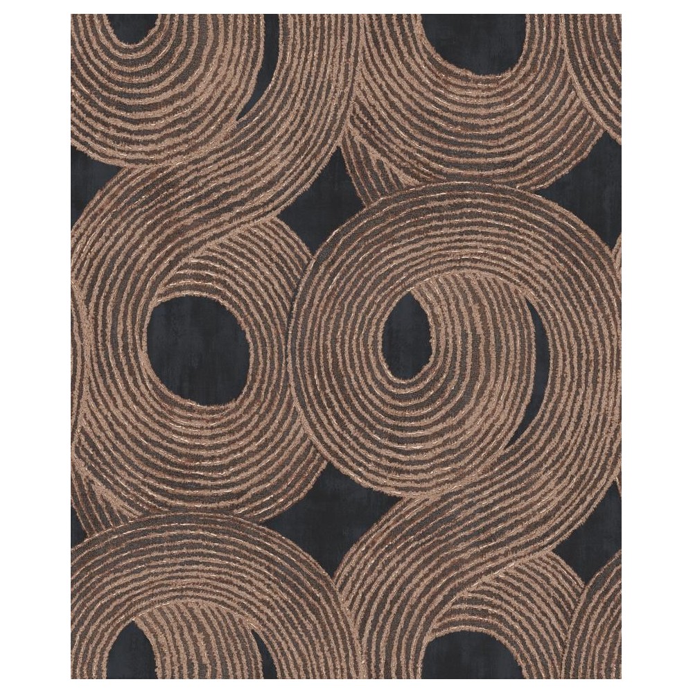 PAPEL PINTADO KHROMA TRIBUTE OHIN SLATE NEG/BRON