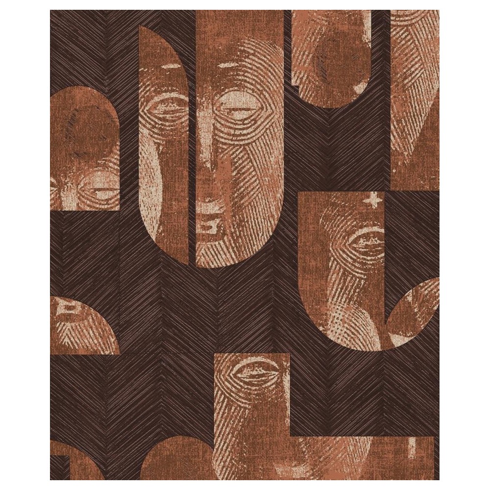 PAPEL PINTADO KHROMA TRIBUTE MASK COCONUT MARR/NAR