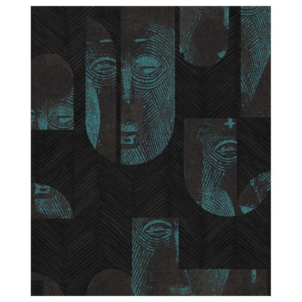 PAPEL PINTADO KHROMA TRIBUTE MASK NEG/VER