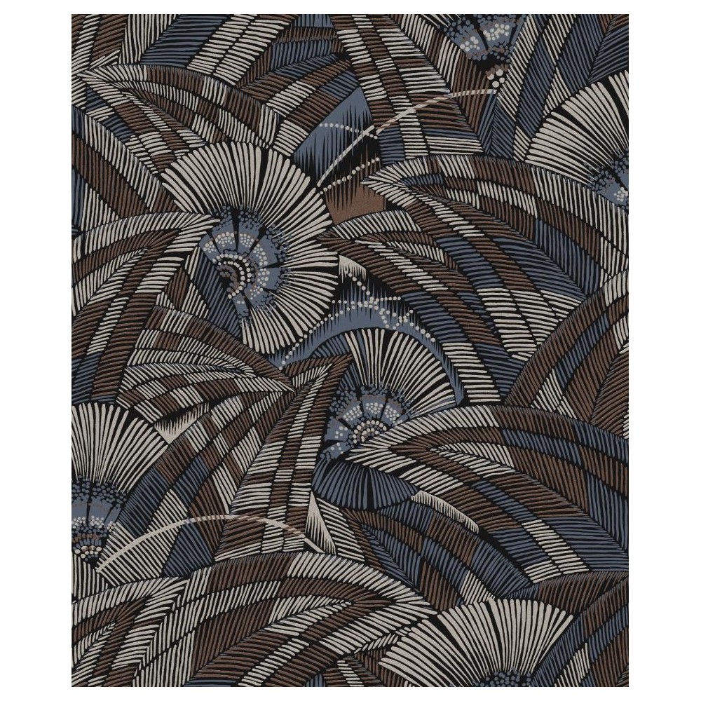 PAPEL PINTADO KHROMA TRIBUTE SLATE NEG/AZ/BRON