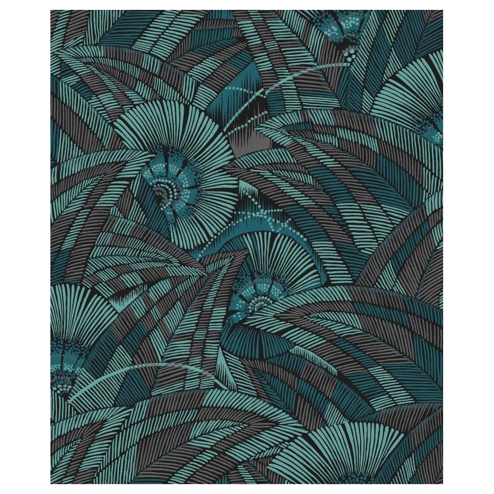 PAPEL PINTADO KHROMA TRIBUTE BALI VER/AZ/NEG