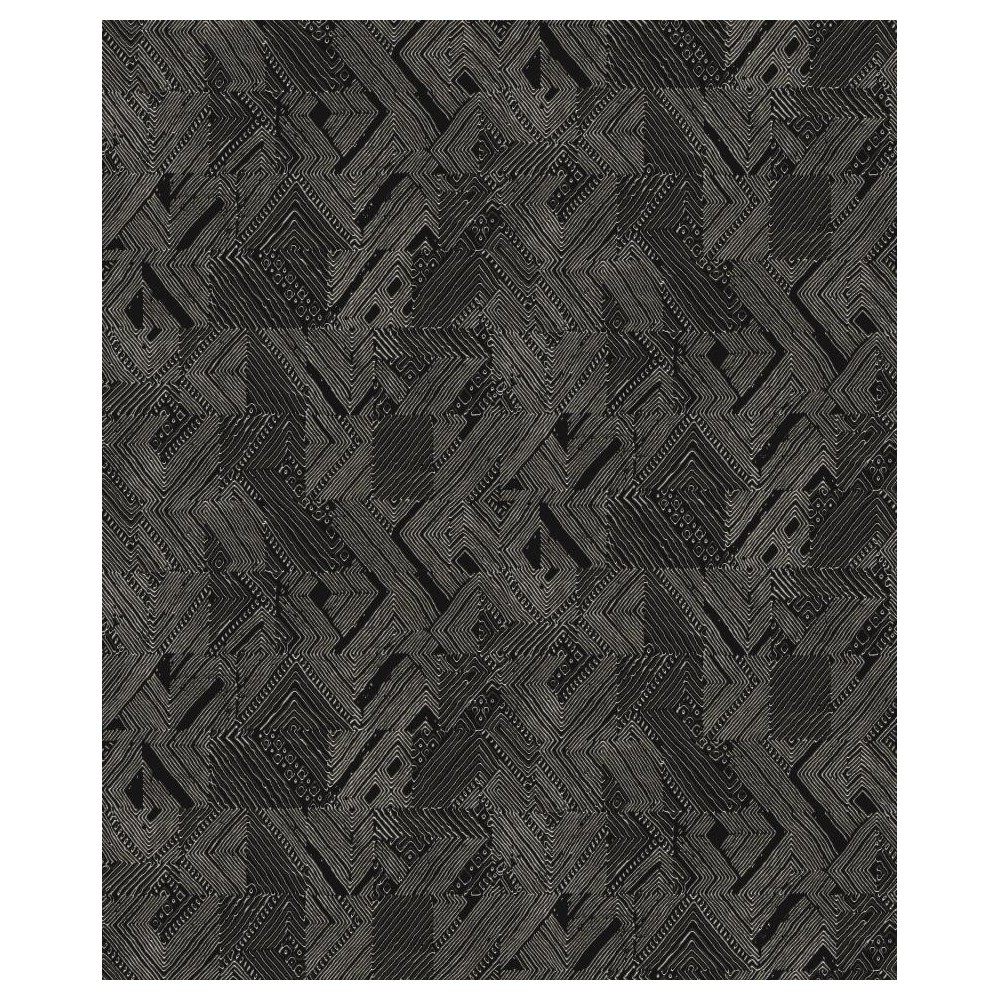 PAPEL PINTADO KHROMA TRIBUTE MANU NEG/PLAT