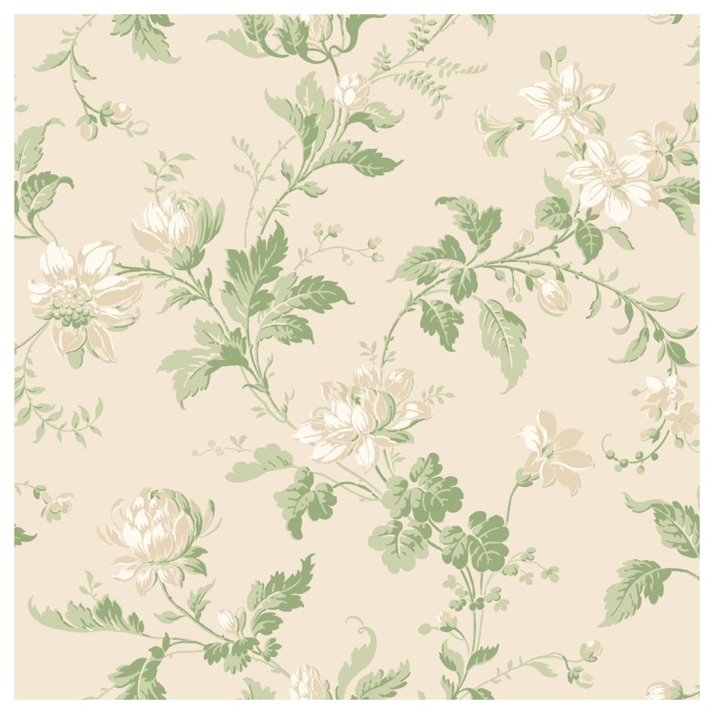 PAPEL PINTADO BORAS ANNO BLOMSLINGA BEI/VER