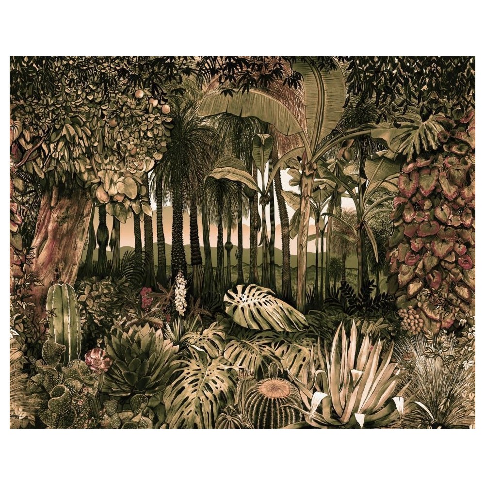 MURAL COORDONNE 40AN JOSE HORTELANO VER/OCRES/MAR