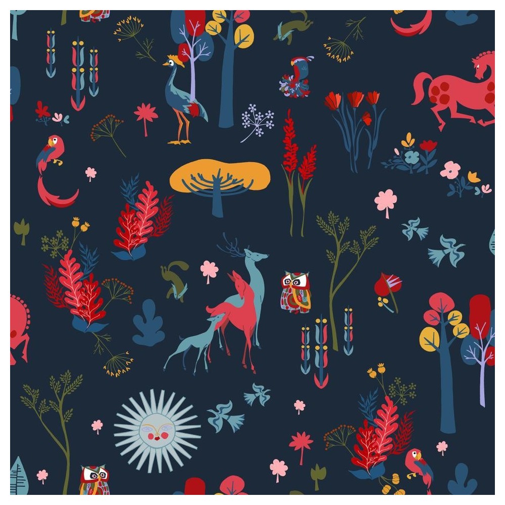 PAPEL PINTADO COORDONNE 40AN ABE ANTR/AM/CORAL