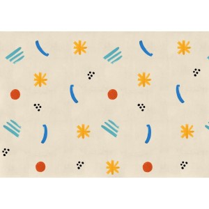 MURAL COORDONNE 40AN DAVEZ BEIGE/AMA/TEJA