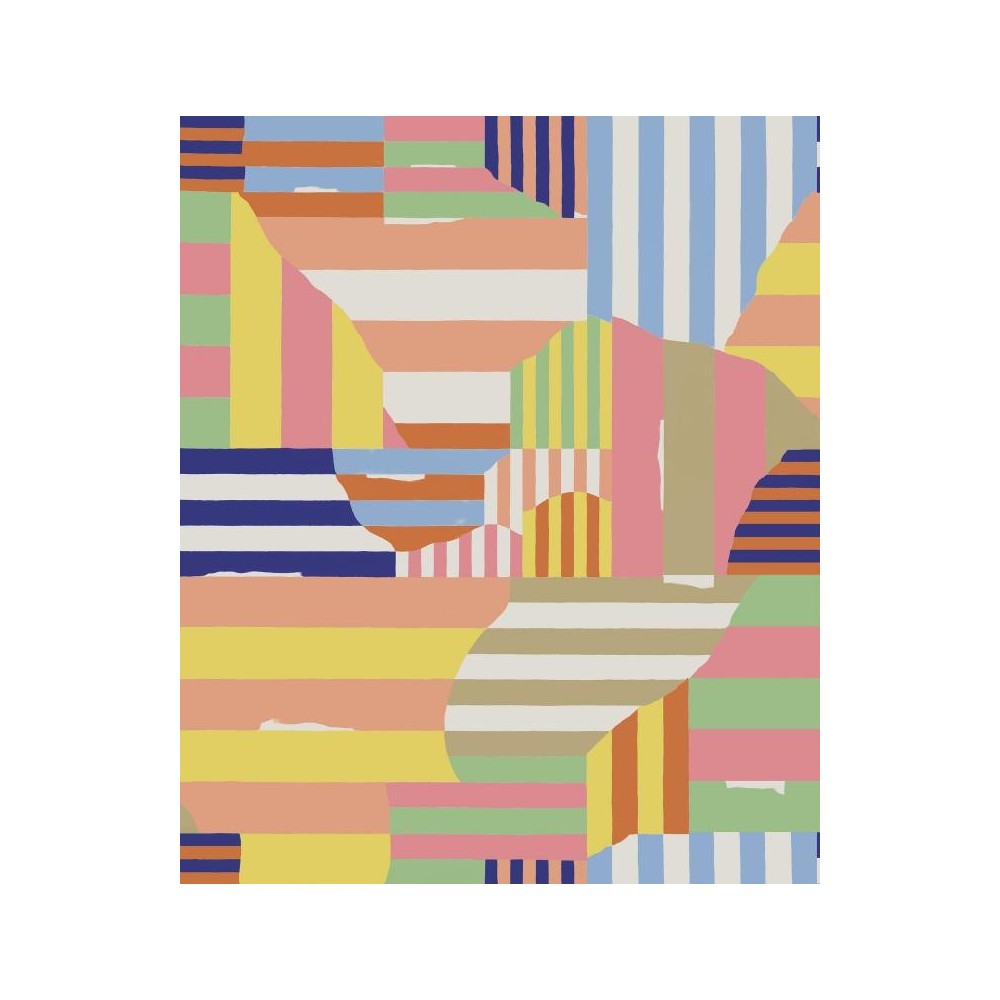 PAPEL PINTADO COORDONNE 40AN RUIZ BL/NARAN/AZ/AMAR