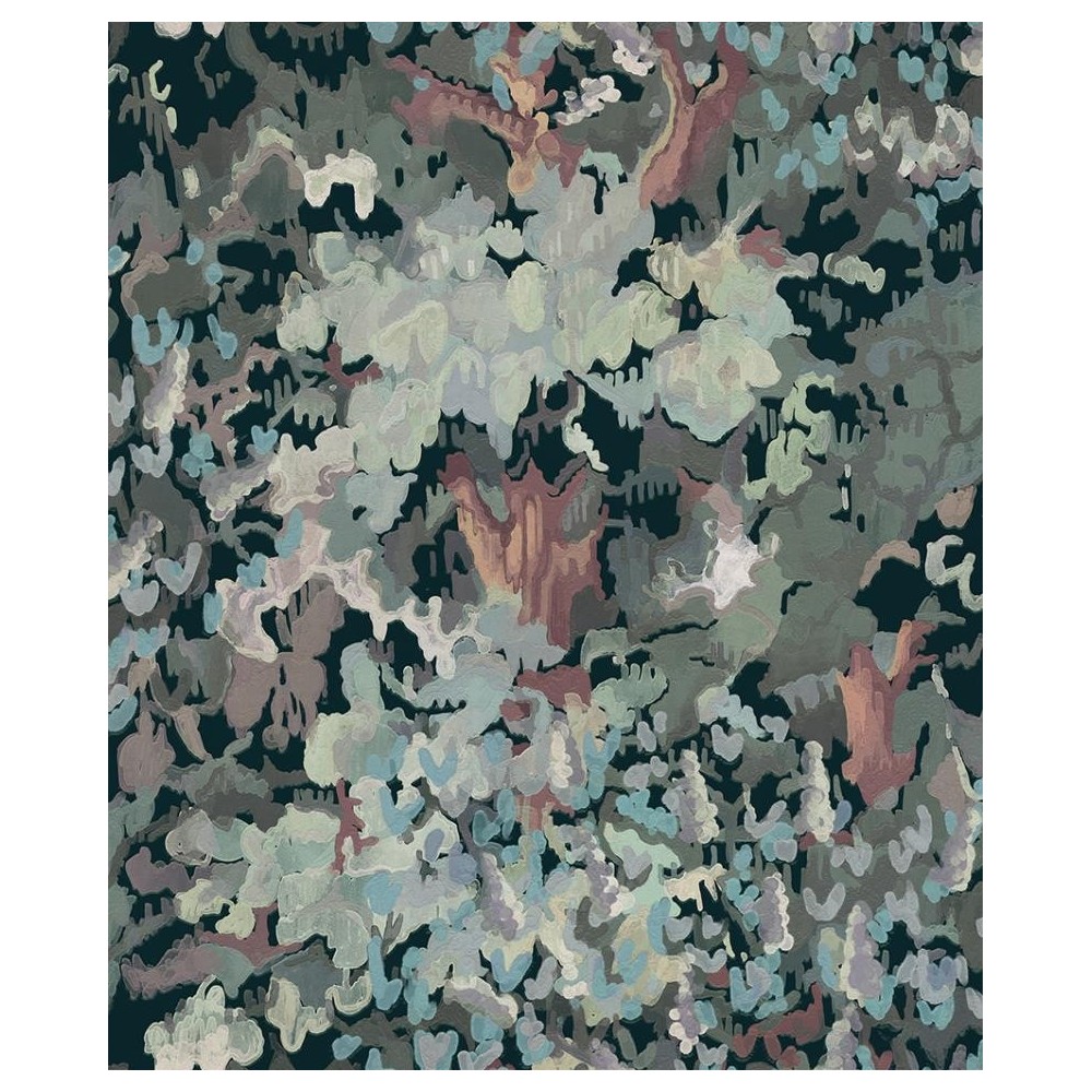 PAPEL PINTADO COORDONNE MAXIMALISM FORET NEG/VERD