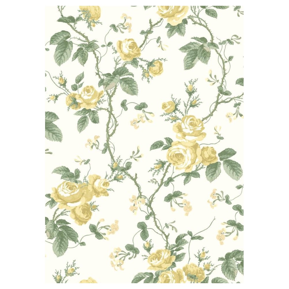 PAPEL PINTADO COORDONNE IN BLOOM ROSES BL/VER/AMAR