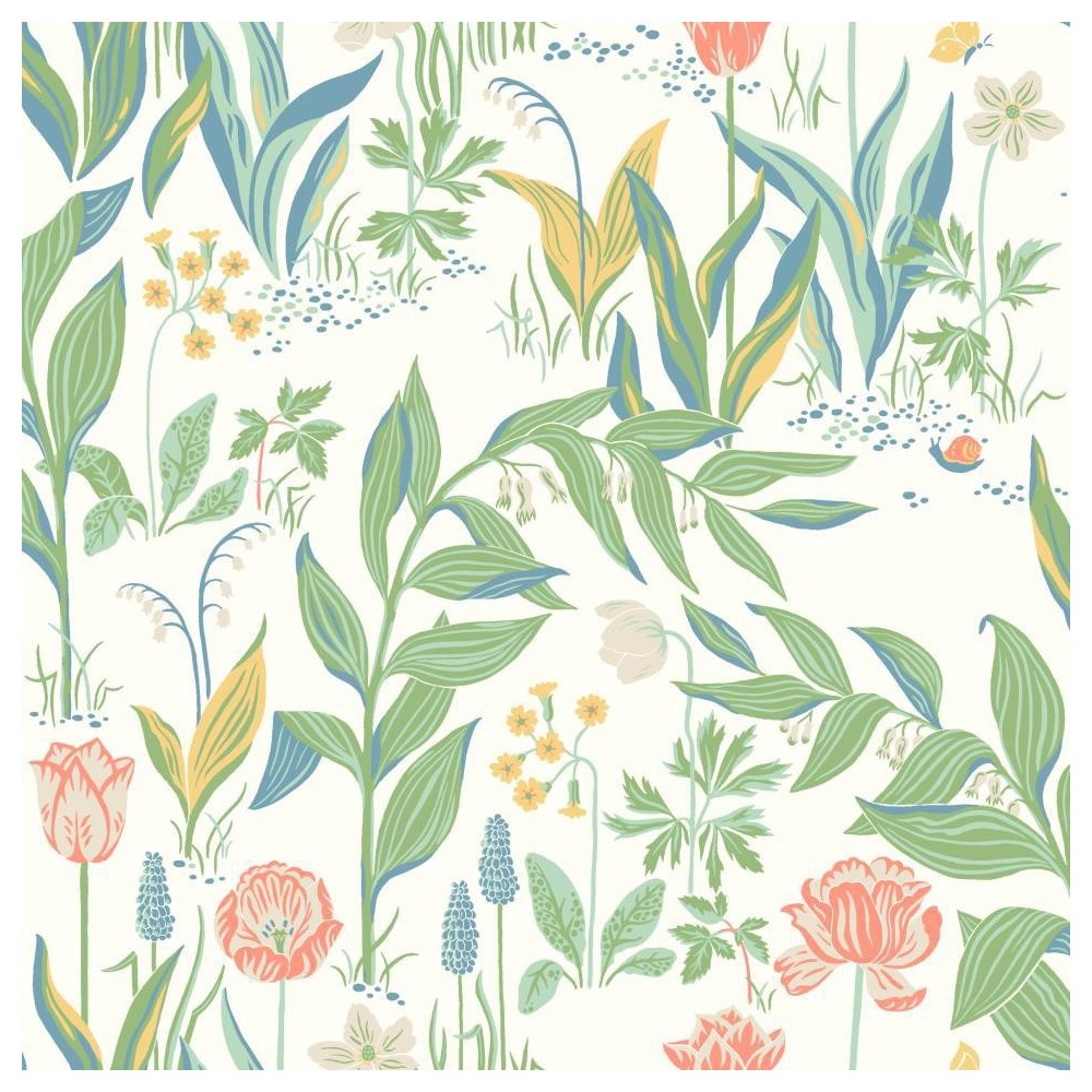 PAPEL PINTADO COORDONNE IN BLOOM FIELD BLA/VER/NAR