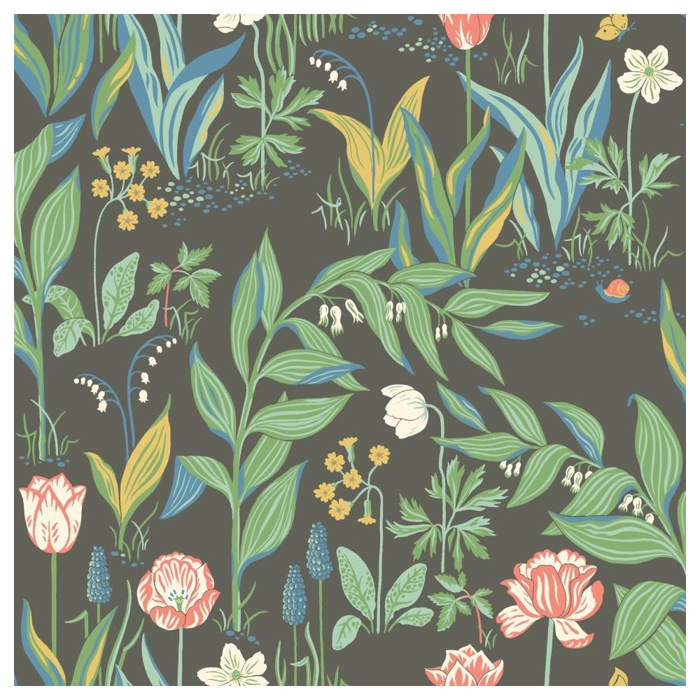 PAPEL PINTADO COORDONNE IN BLOOM FIELD NEG/VER/AMA