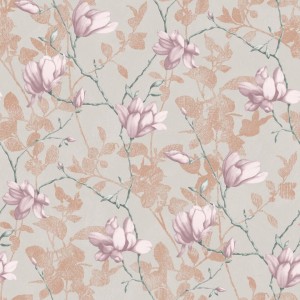 PAPEL PINTADO COORDONNE IN BLOOM LILLY TREE ROSA