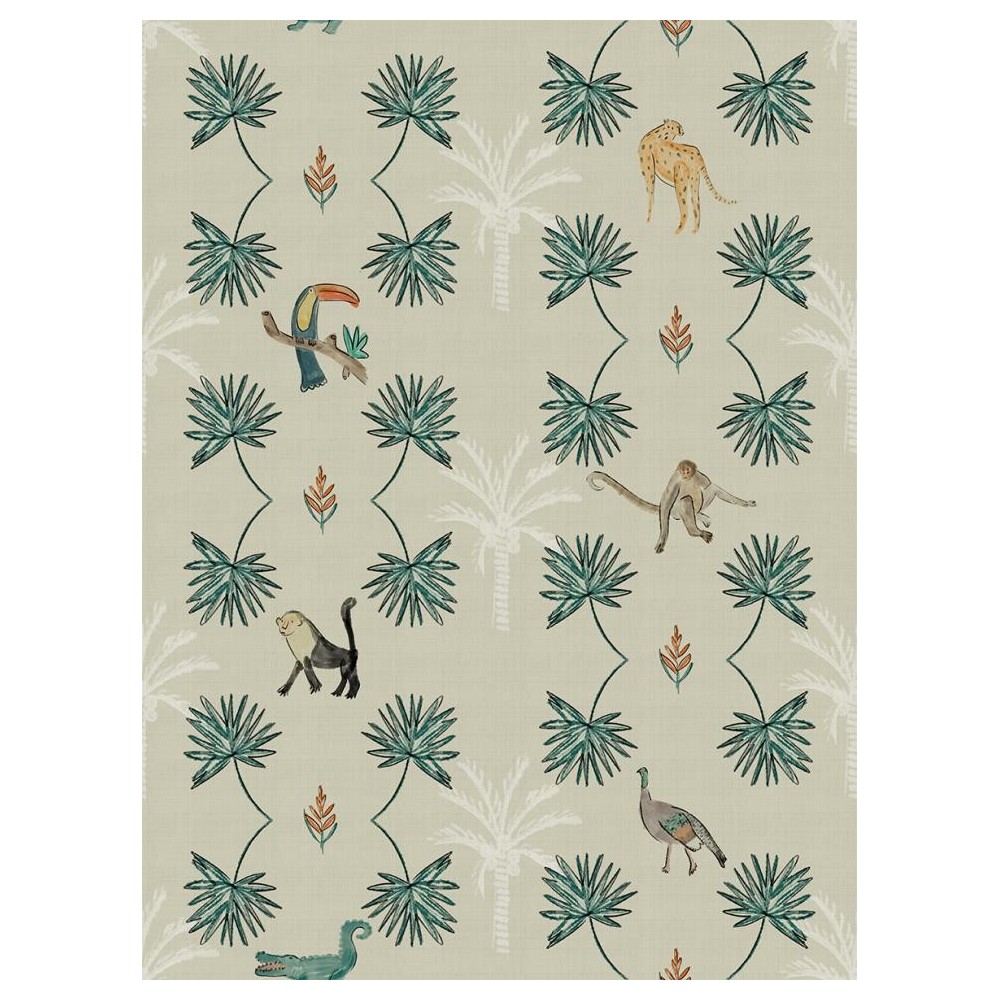 PAPEL PINTADO COORDONNE WANDER MONTEVERDE VERD/NAR