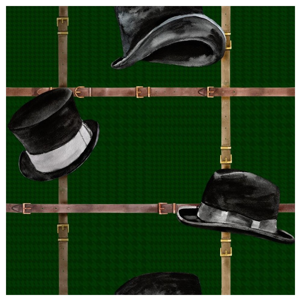 PAPEL PINTADO COORDONNE WANDER ASCOT VERD/MAR/NEGR