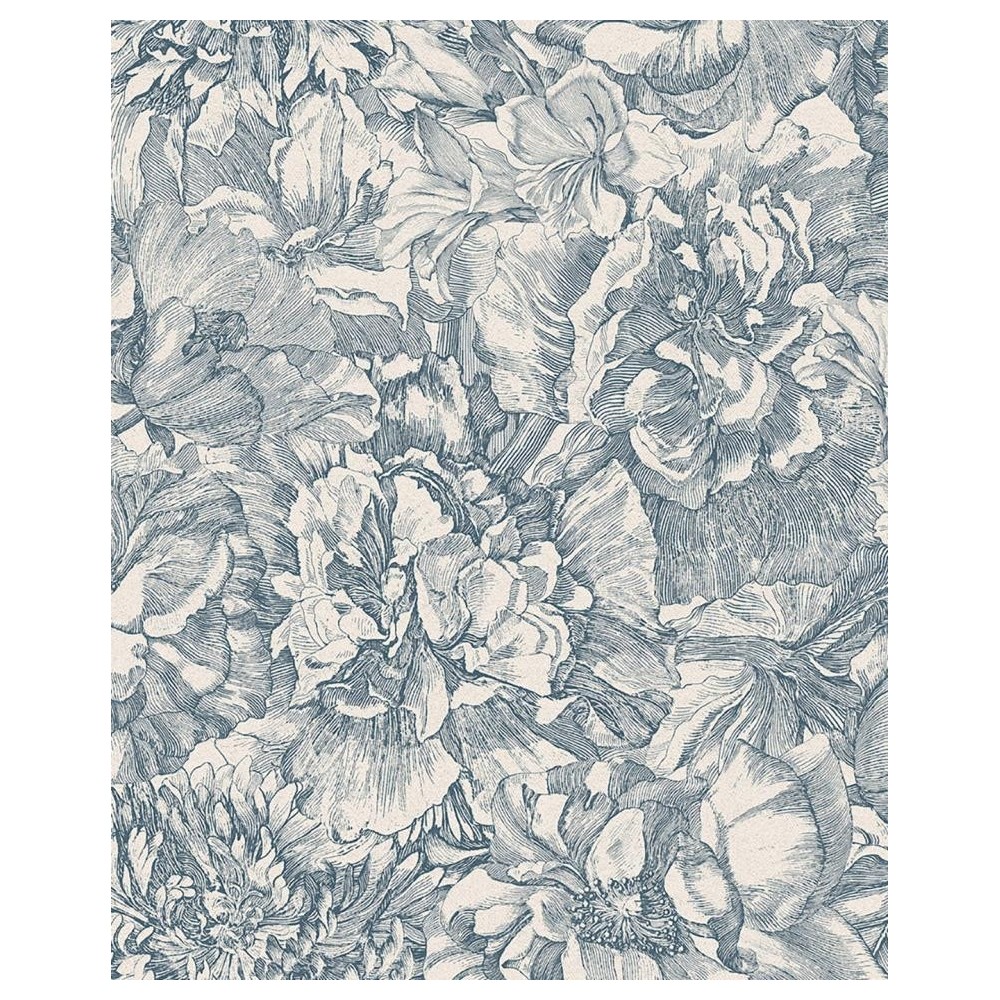 PAPEL PINTADO EIJFFINGER MUSEUM BLANCO/AZUL/GRIS