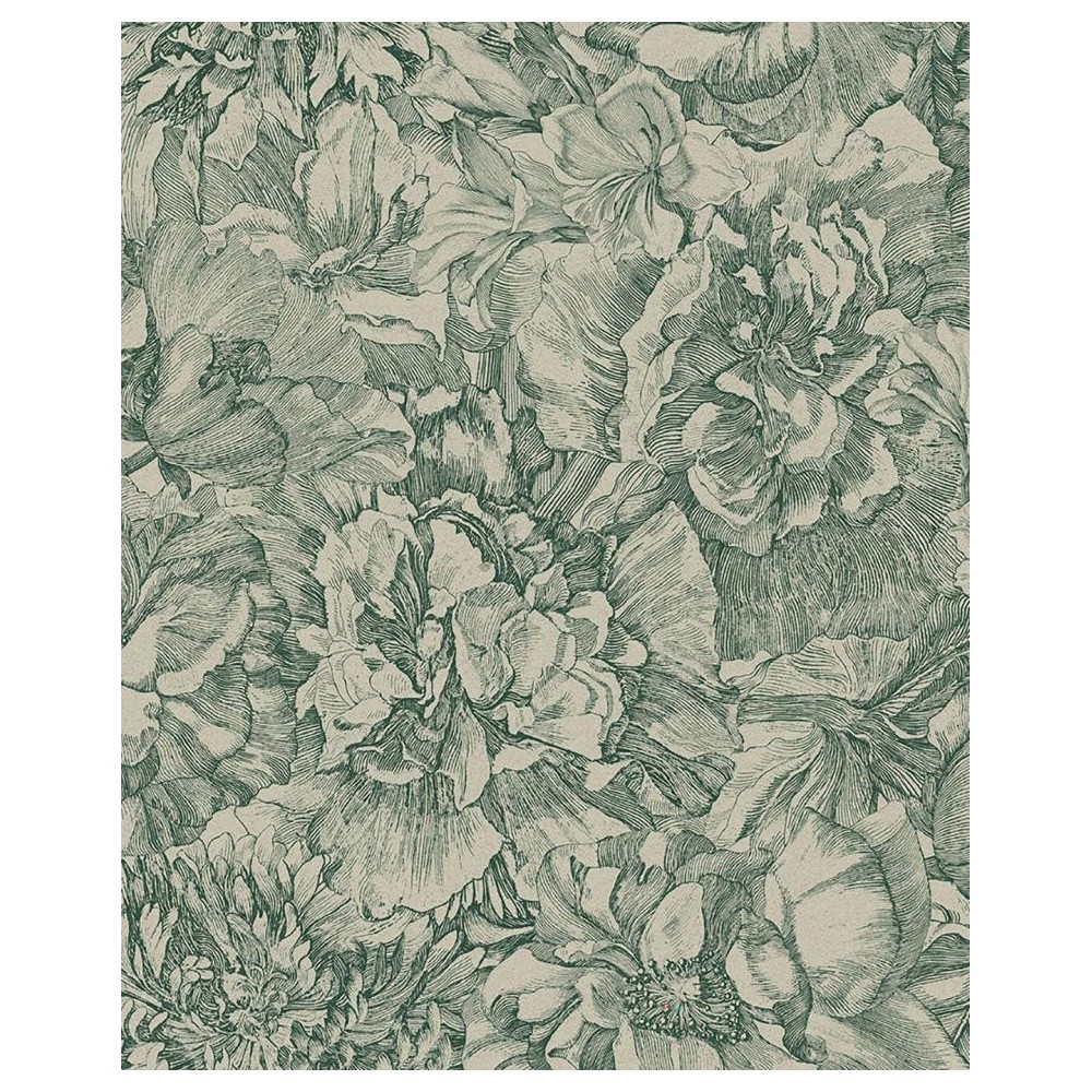 PAPEL PINTADO EIJFFINGER MUSEUM GRIS/VERDE