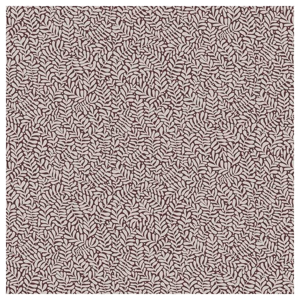 PAPEL PINTADO TRES TINTAS LINA ANNA MARRON/BLANCO