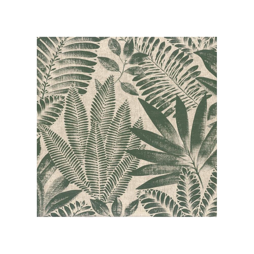 PAPEL PINTADO CASAMANCE KARABANE ALOES VERDE/BEIGE