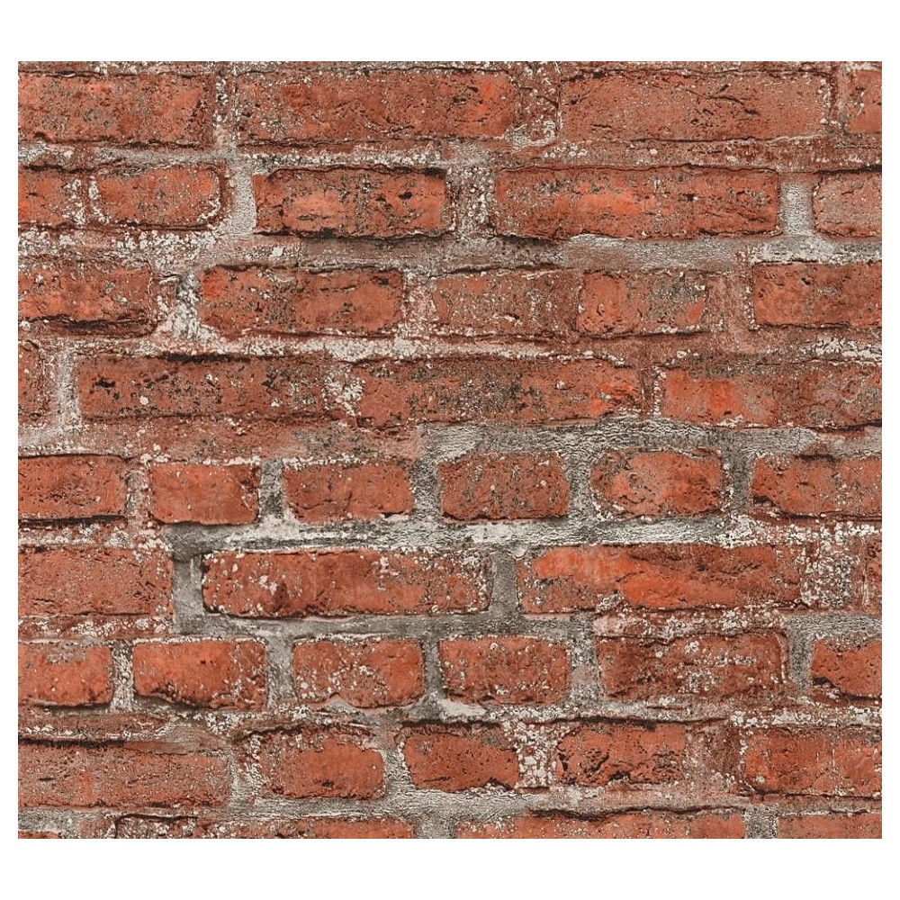 PAPEL PINTADO DISBAR ELEMENTS TEJA/GRIS/MARRON