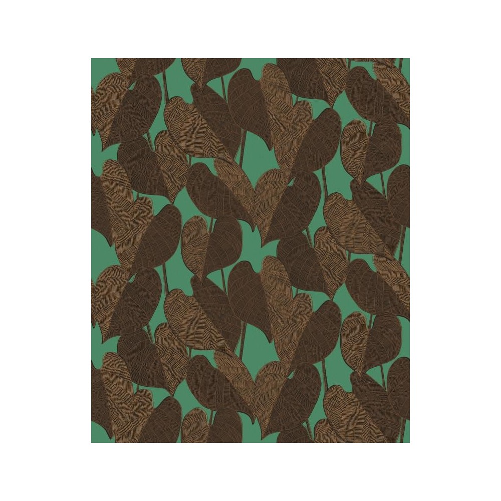 PAPEL PINTADO COORDONNE GOJA HOTA EMERALD MAR/VERD