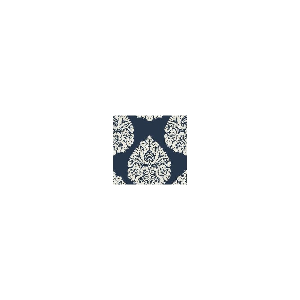 PAPEL PINTADO COORDONNE 24 KARAT DAMASK AZUL/BLAN