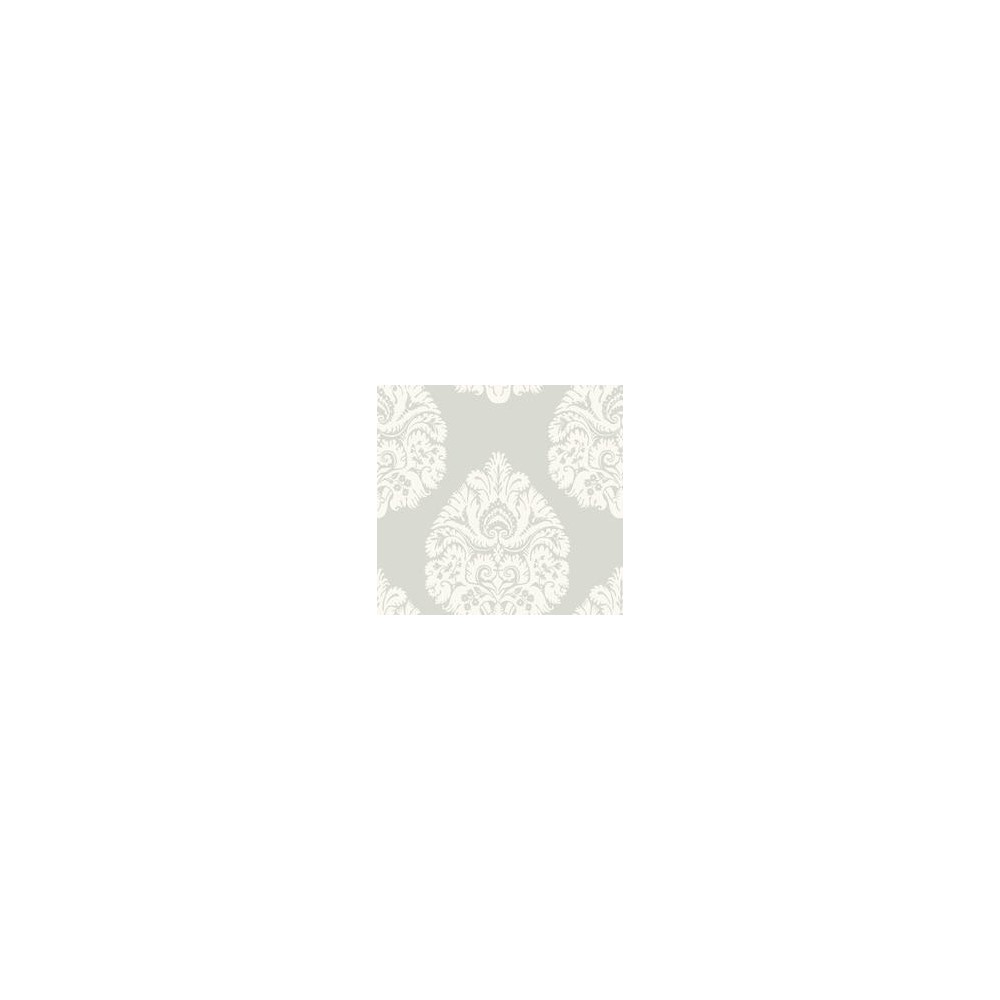 PAPEL PINTADO COORDONNE 24 KARAT DAMASK GRIS/BLAN