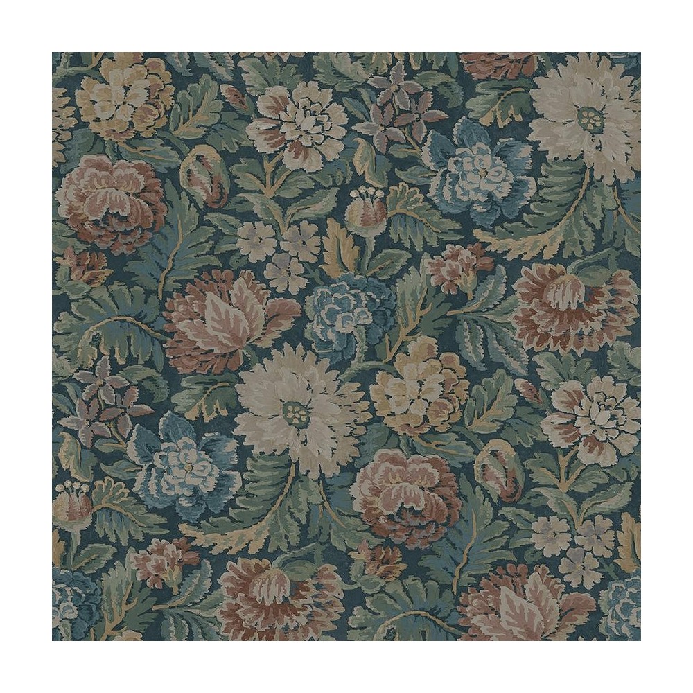 PAPEL PINTADO COORDONNE COTTAGE NIGHTINGALE AZ/VER