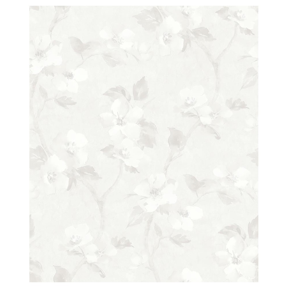 PAPEL PINTADO COORDONNE COTTAGE HELEN GRIS/BLANCO