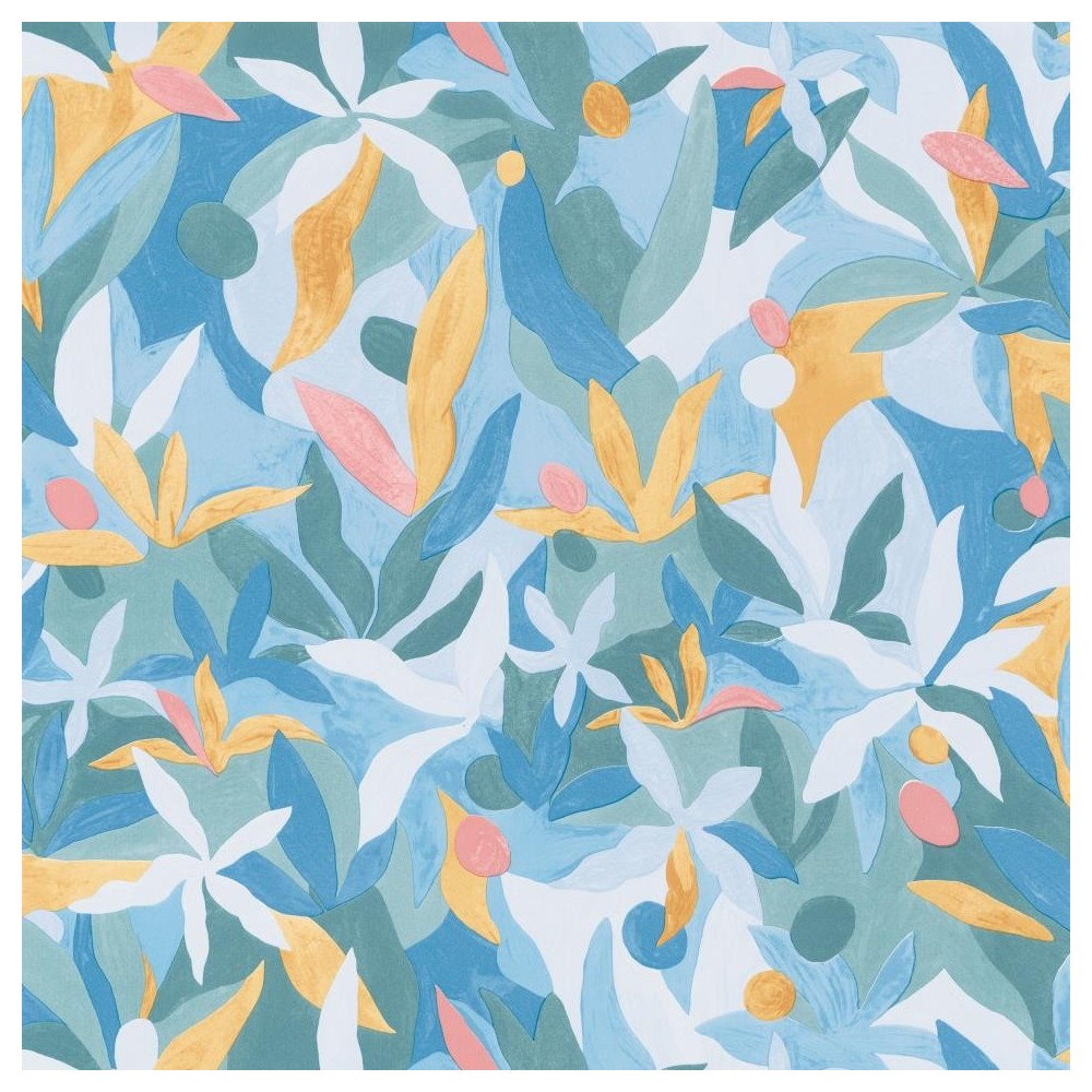 PAPEL PINTADO CASELIO IMAGINATION FAUVE AZ/VER/AM