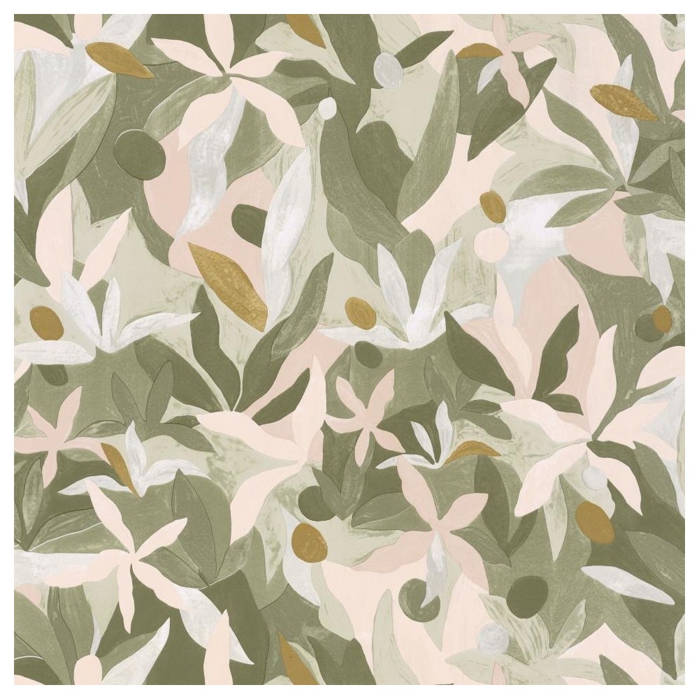 PAPEL PINTADO CASELIO IMAGINATION FAUVE VER OLIVA