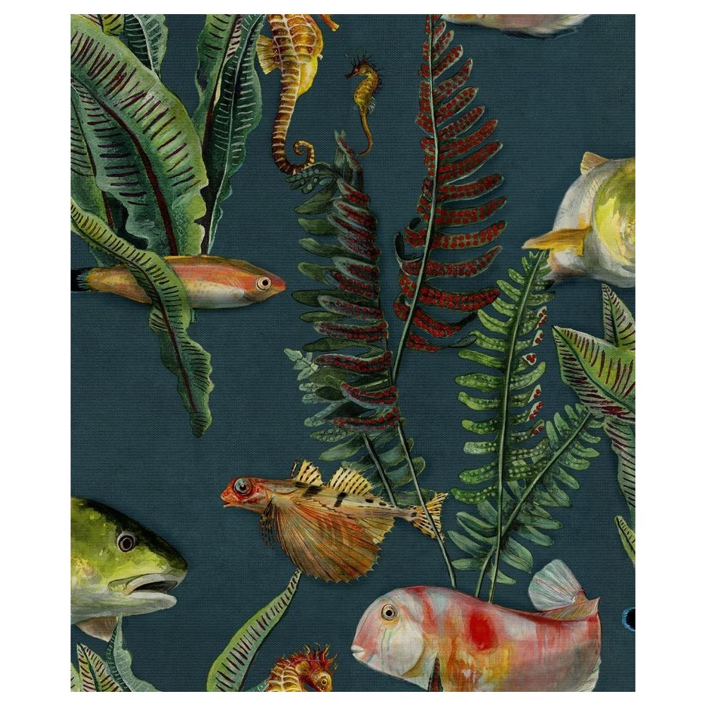 PAPEL PINTADO COORDONNE NATURAE BANK OF FISH AZ/VE