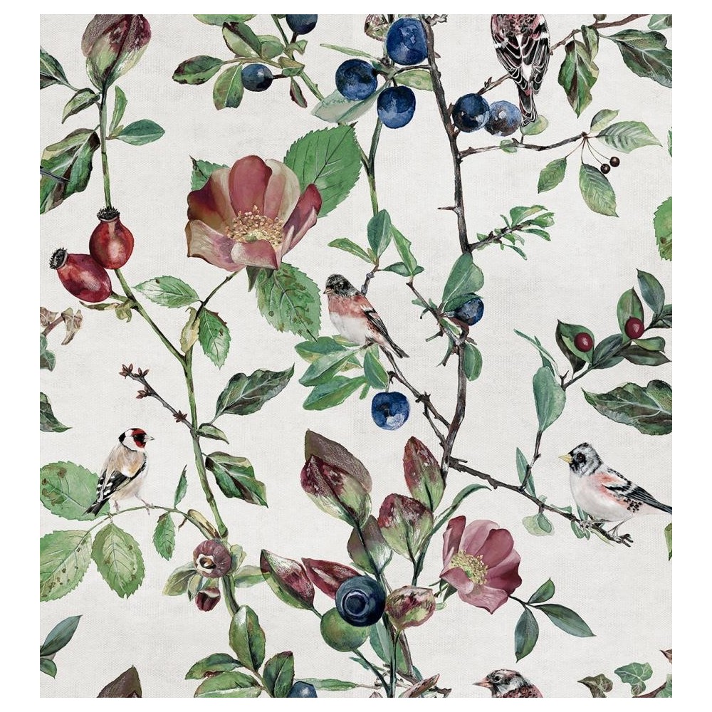 PAPEL PINTADO COORDONNE NATURAE SONG COTTON BL/VER