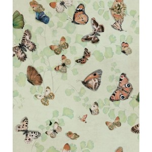 PAPEL PINTADO COORDONNE NATURAE BUTTERFLIES VERDE