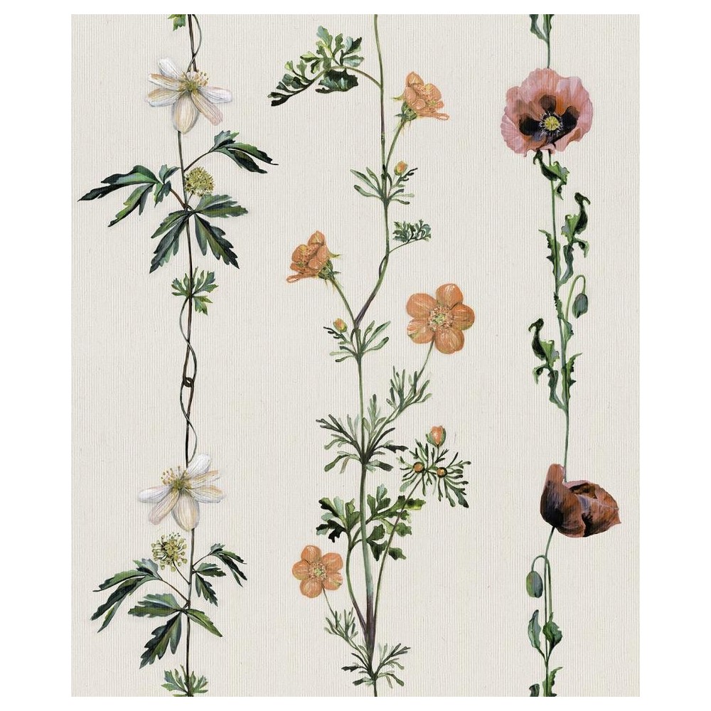 PAPEL PINTADO COORDONNE NATURAE FLOWERS NACAR