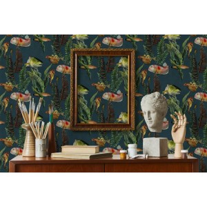 PAPEL PINTADO COORDONNE NATURAE BANK OF FISH AZ/VE