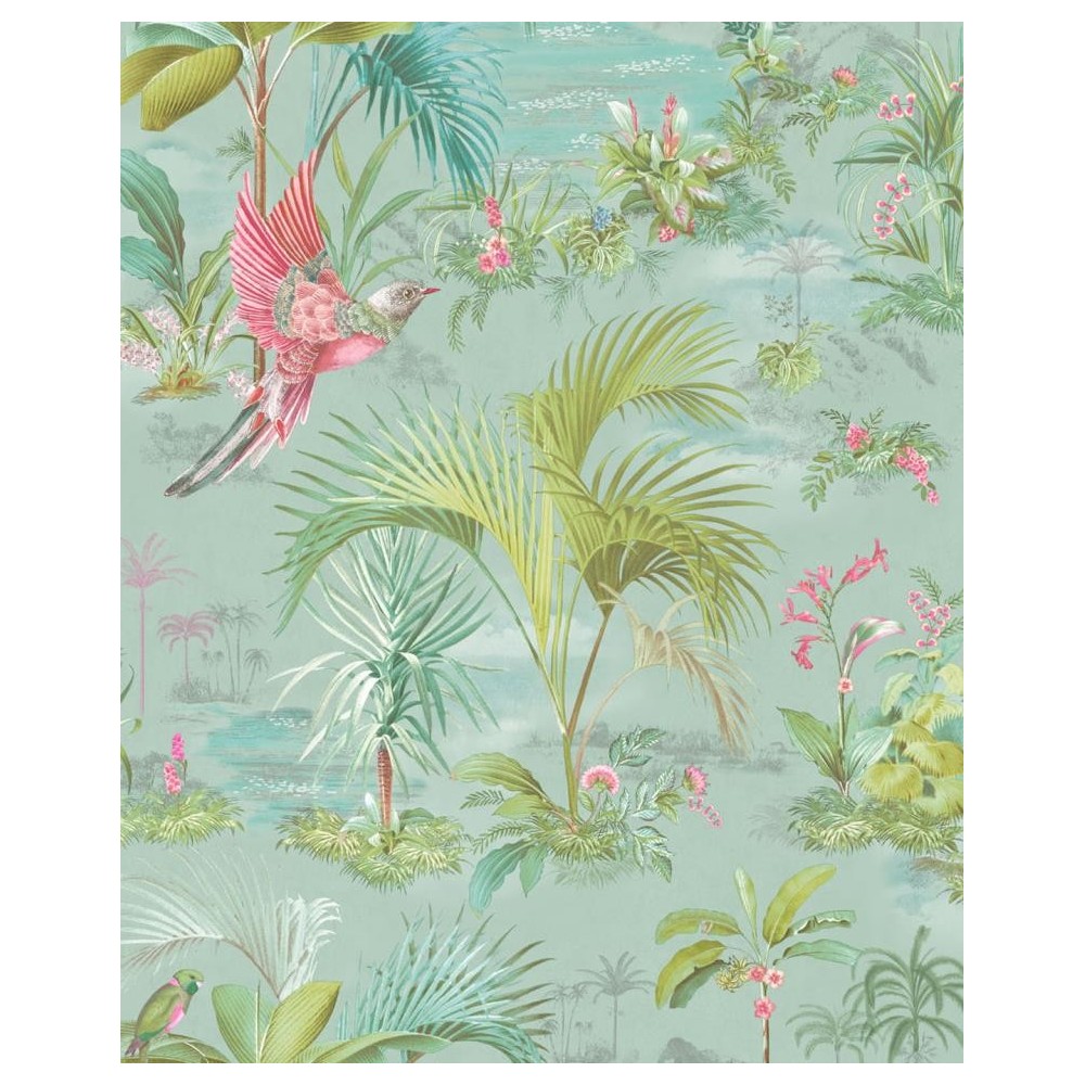 PAPEL PINTADO EIJFFINGER PIP STUDIO V PALM BLUE