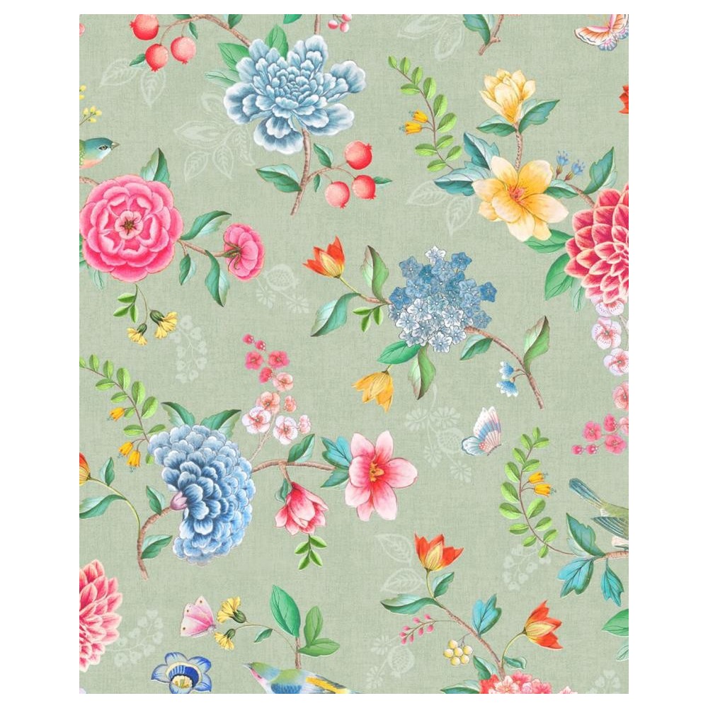 PAPEL PINTADO EIJFFINGER PIP STUDIO V EVENING GREE