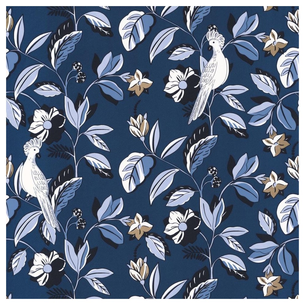 PAPEL PINTADO CASELIO ONLY BLUE SWEET FEATHERS AZ