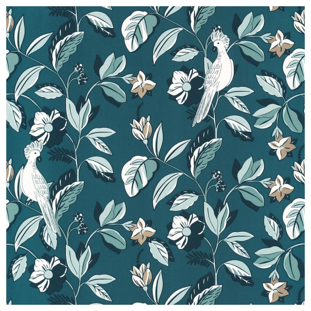 PAPEL PINTADO CASELIO ONLY BLUE SWEET FEATHERS PET