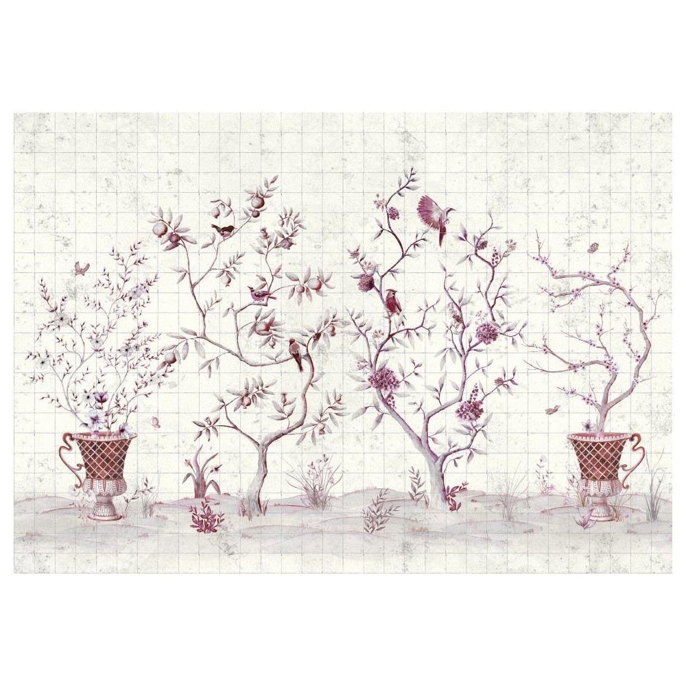 MURAL COORDONNE RANDOM CHINO MEIHUA ROS/BL